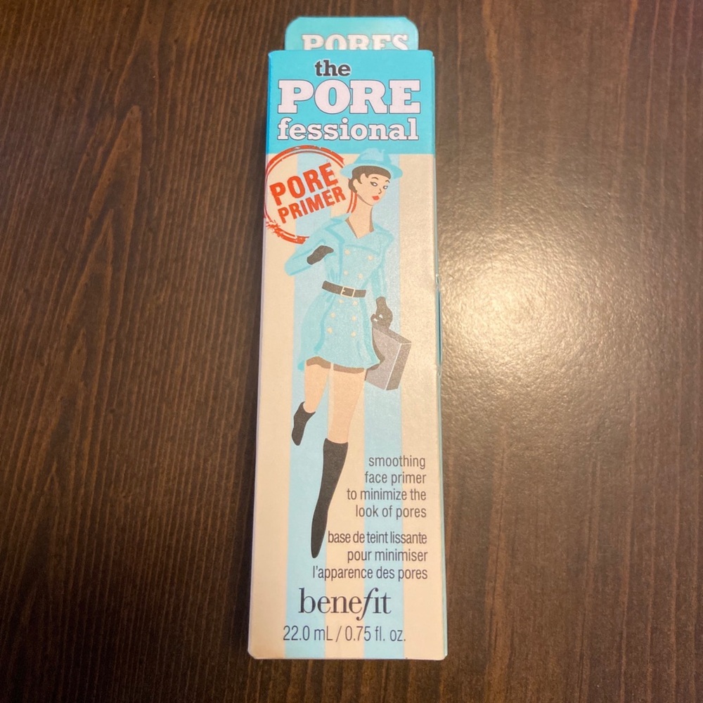 Benefit The POREfessional Pore Minimizing Primer .75 oz./22ml. Full Size New Box